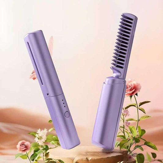 Mini Adjustable Hair Straightener comb
